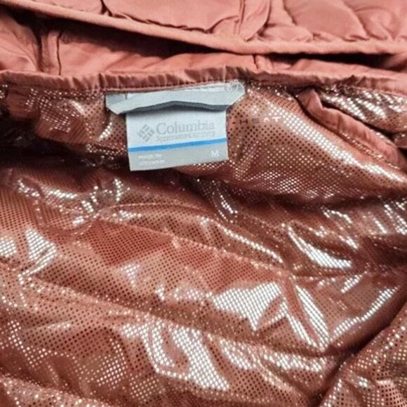 NEW! Columbia Women's White Out II Puffer Jacket! M  Omni Heat  Insulated  Hood - Picture 5 of 5